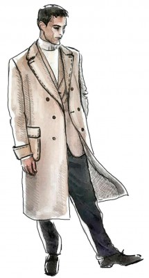 мужское пальто выкройка